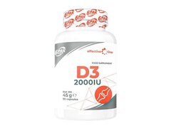 Vitamin D3 2000 IU 90 Capsule, 6 PAK